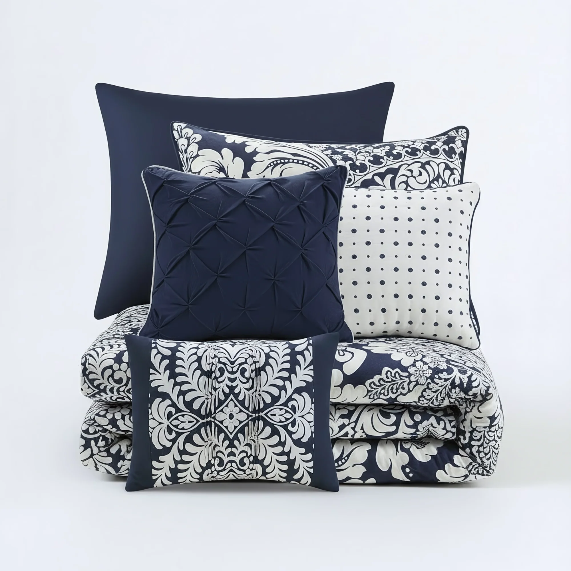 Vienna 6-Piece Printed Duvet Cover Set