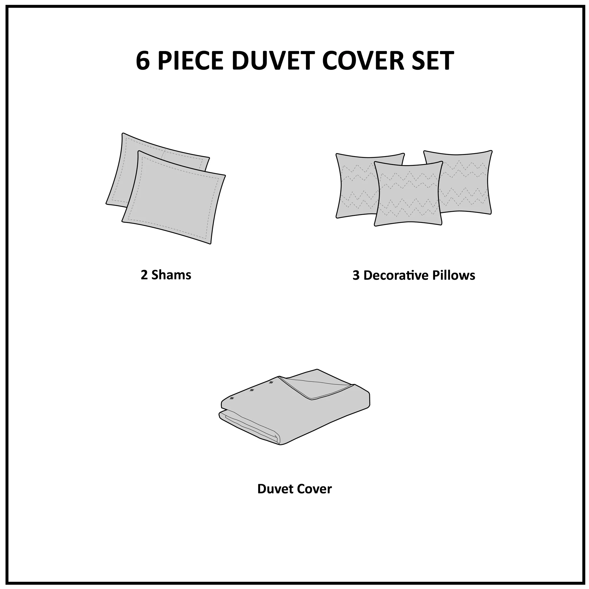 Vienna 6-Piece Printed Duvet Cover Set - Image 17