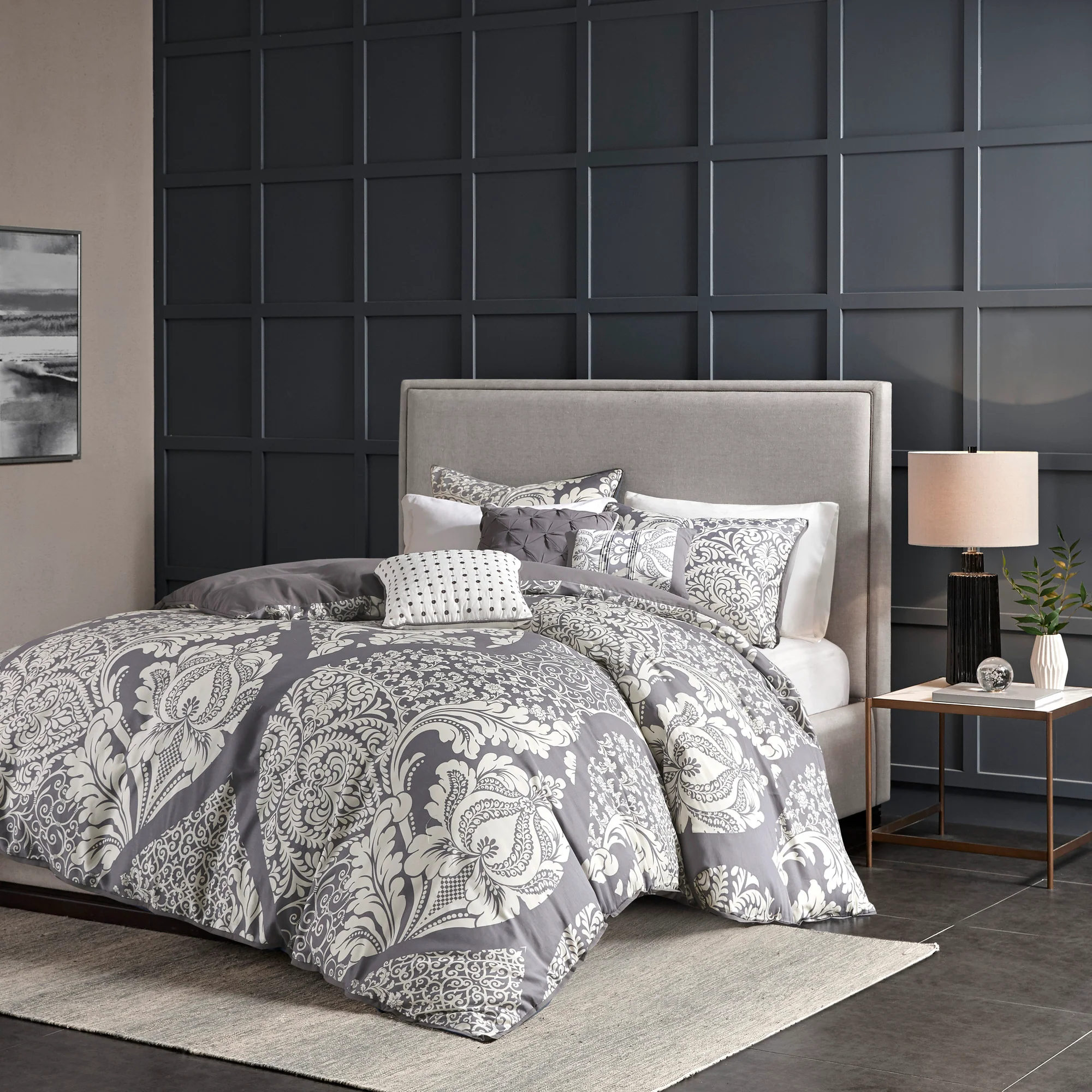 Vienna 6-Piece Printed Duvet Cover Set - Image 19