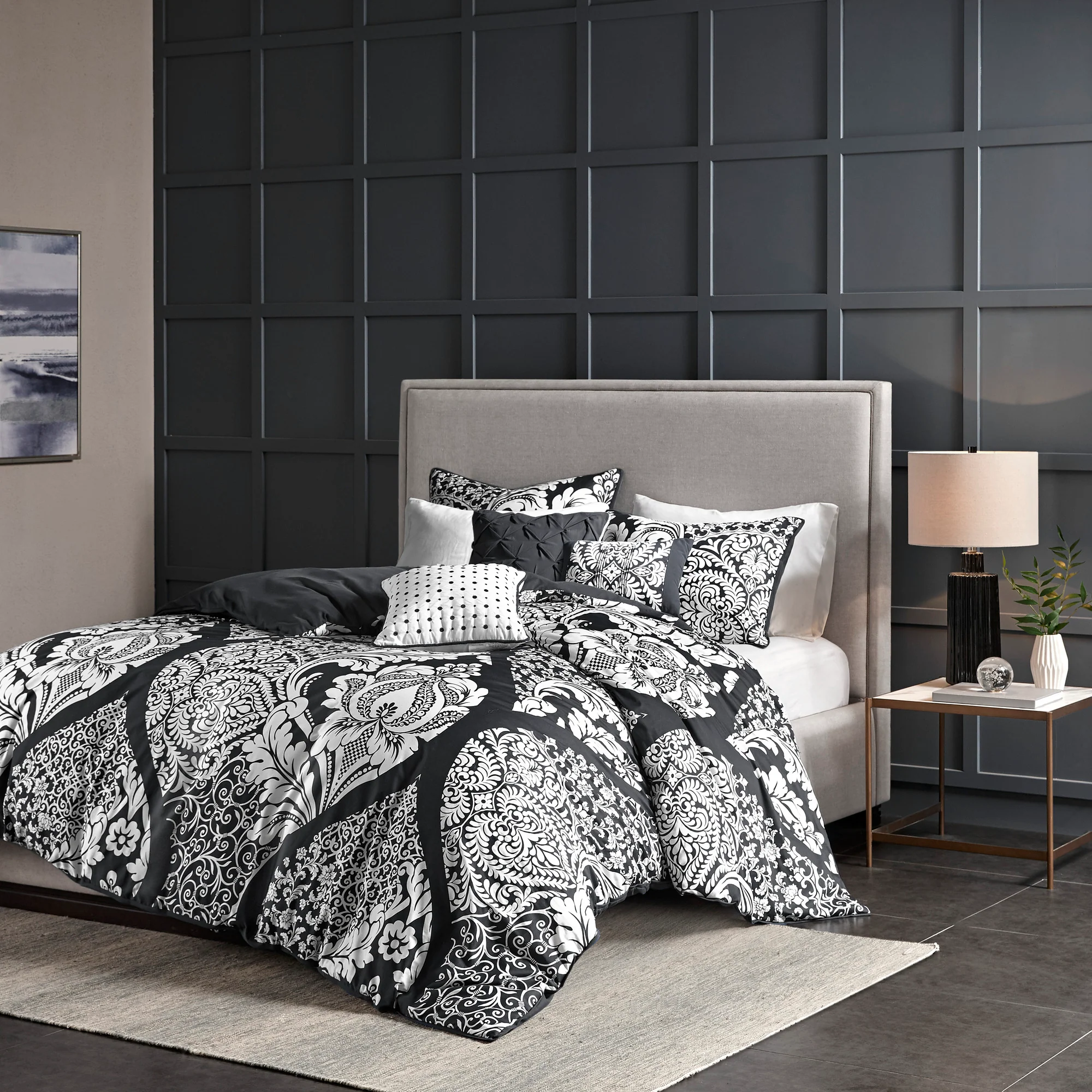 Vienna 6-Piece Printed Duvet Cover Set - Image 34