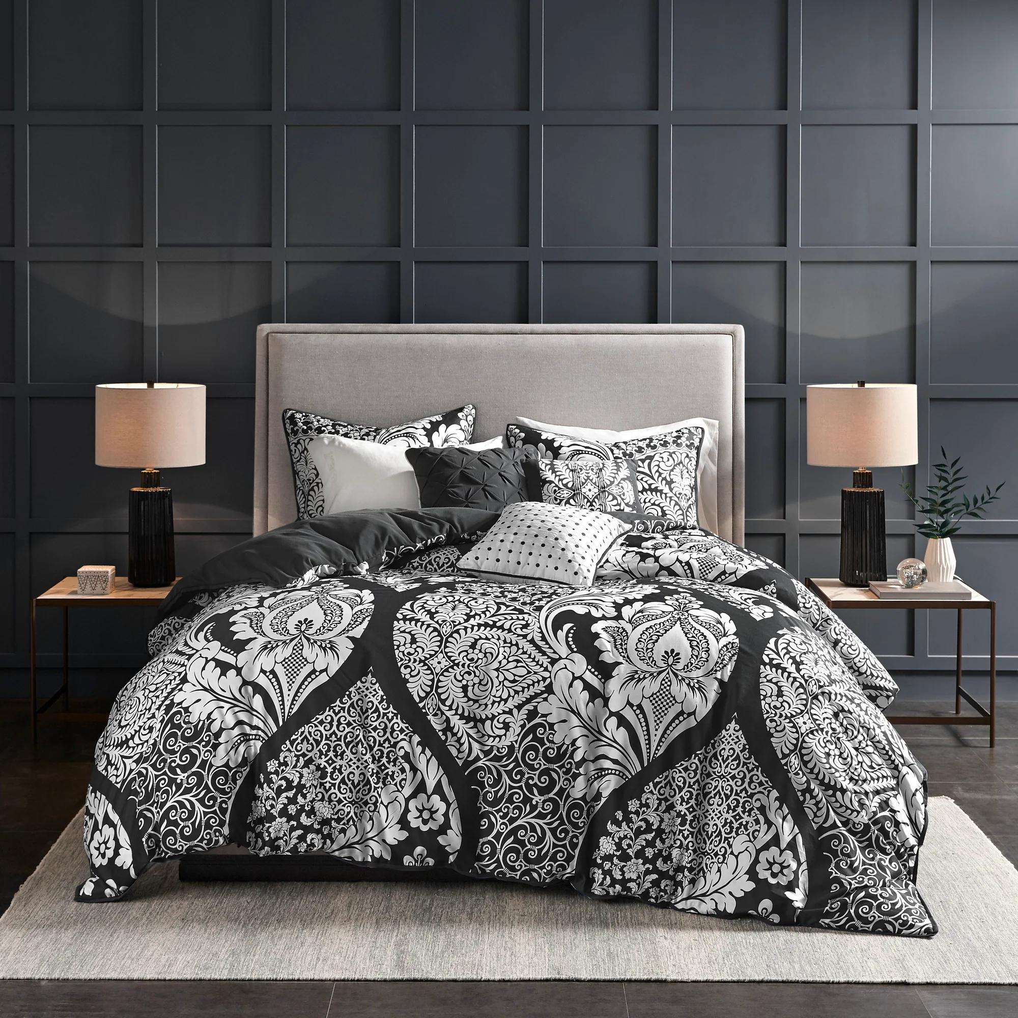 Vienna 6-Piece Printed Duvet Cover Set - Image 35
