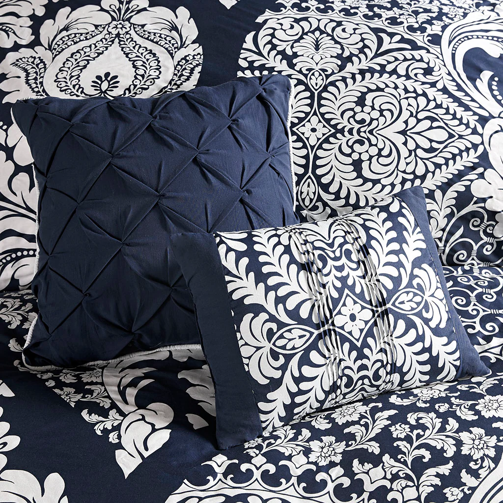 Vienna 7-Piece Cotton Printed Comforter Set - Image 17