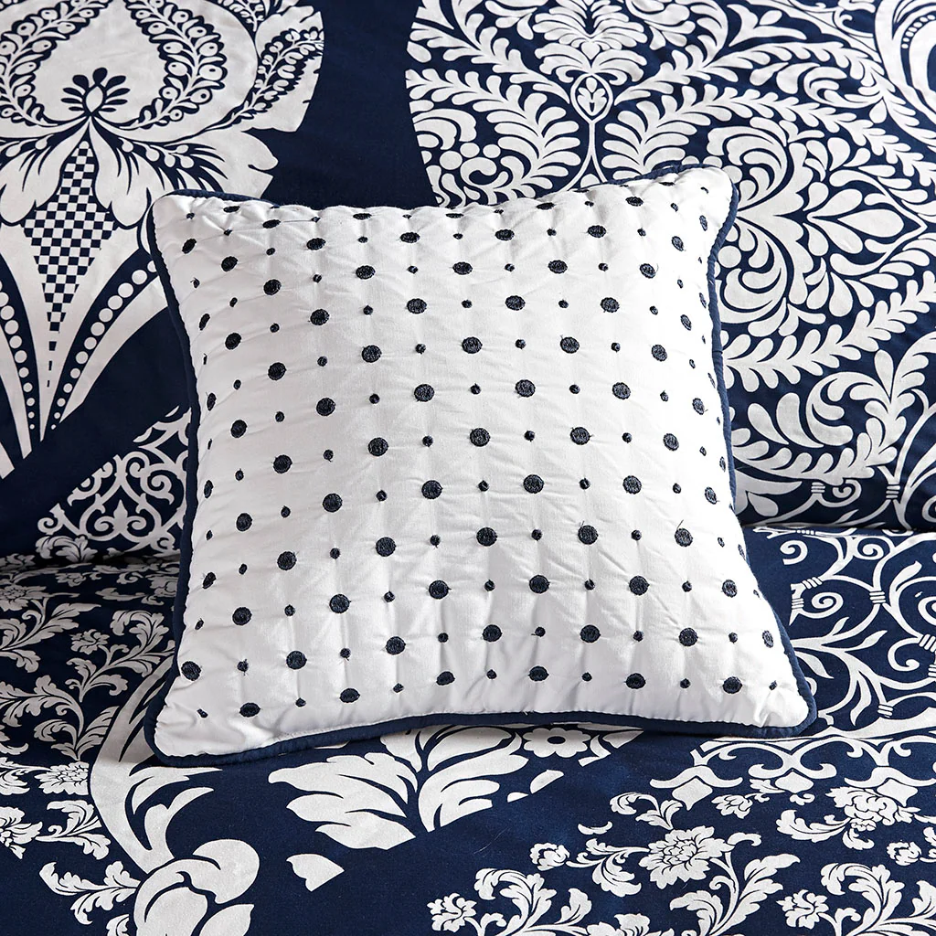 Vienna 7-Piece Cotton Printed Comforter Set - Image 19