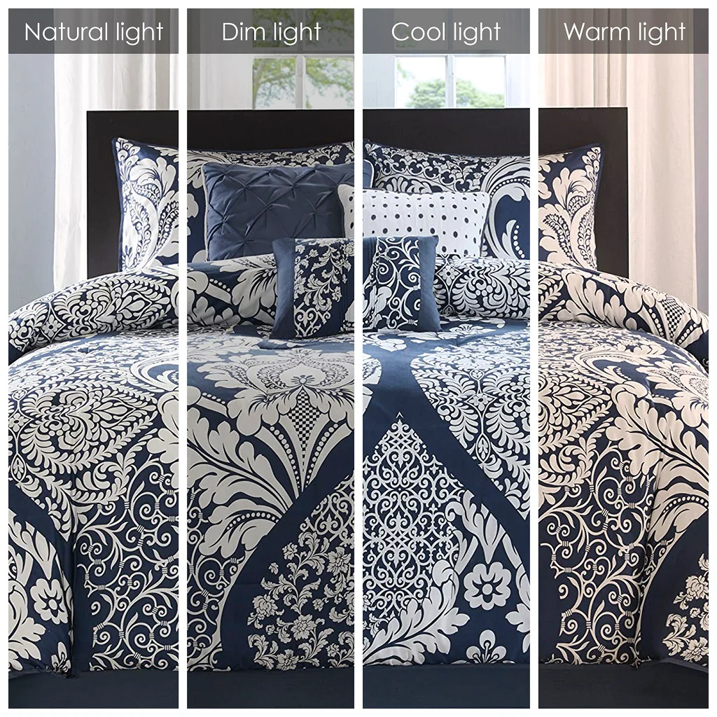 Vienna 7-Piece Cotton Printed Comforter Set - Image 36