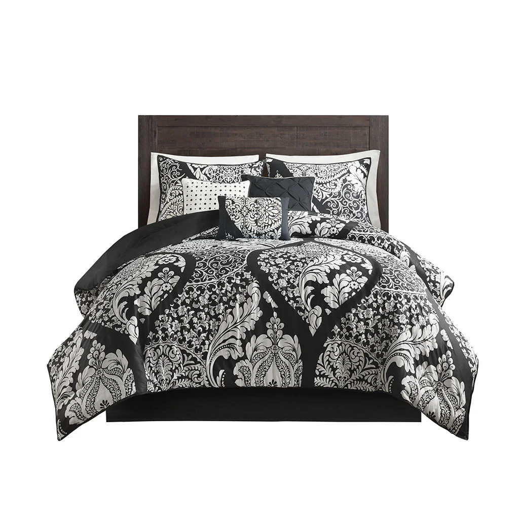 Vienna 7-Piece Cotton Printed Comforter Set - Image 6