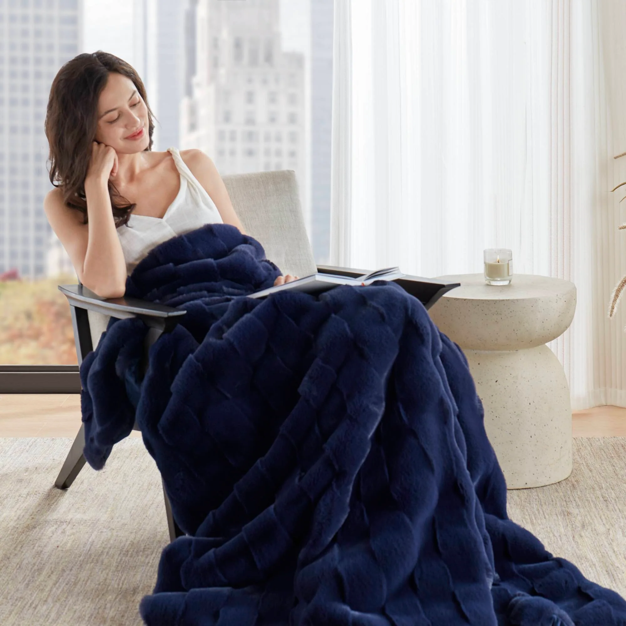 Vivienne Faux Fur Throw - Image 67