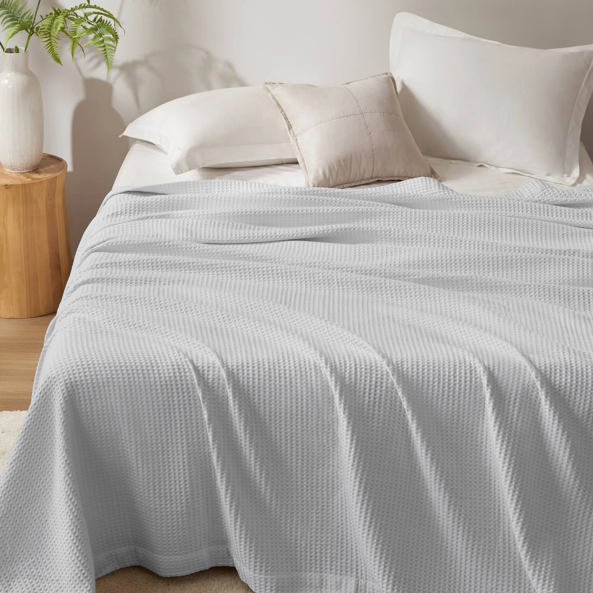 Waffle Weave Cotton Blanket - Image 80