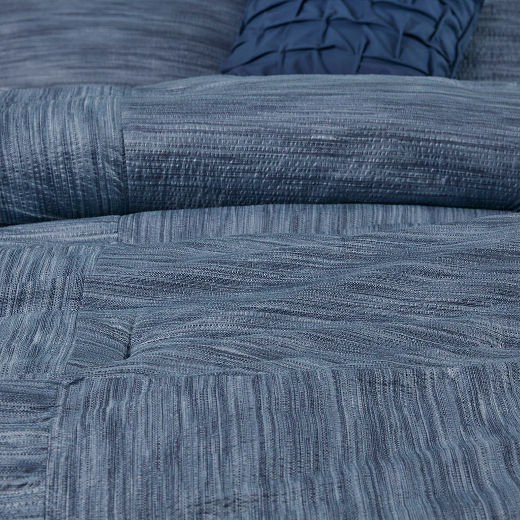Walter 7-Piece Printed Seersucker Comforter Set - Image 17