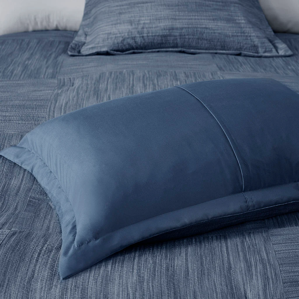 Walter 7-Piece Printed Seersucker Comforter Set - Image 23
