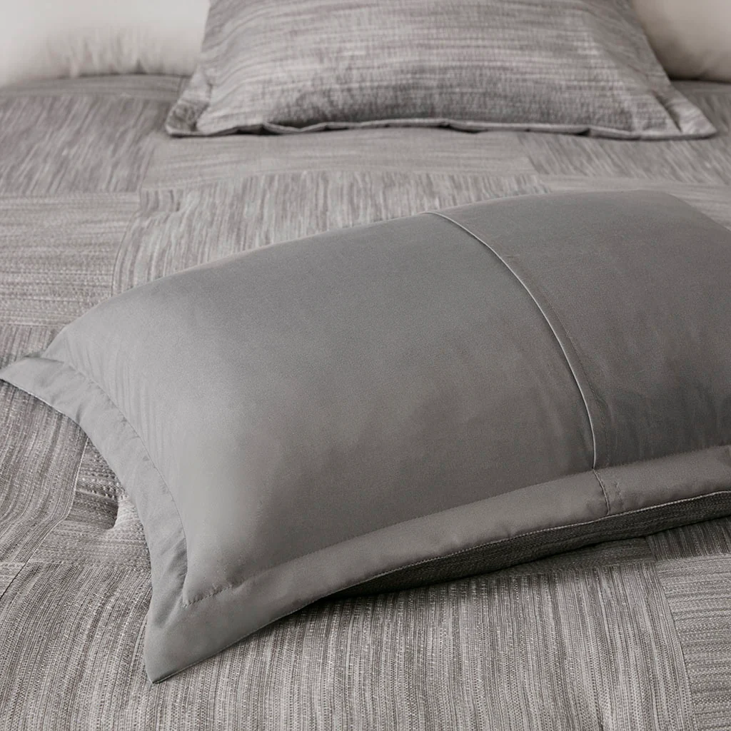 Walter 7-Piece Printed Seersucker Comforter Set - Image 25