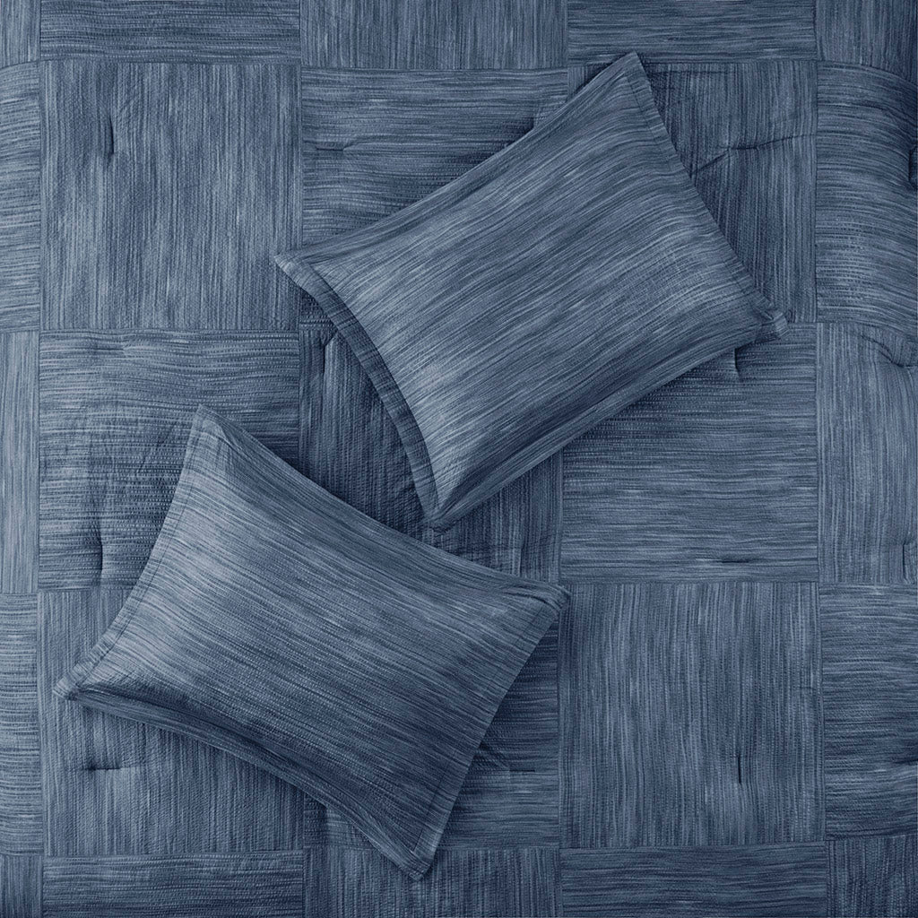 Walter 7-Piece Printed Seersucker Comforter Set - Image 26