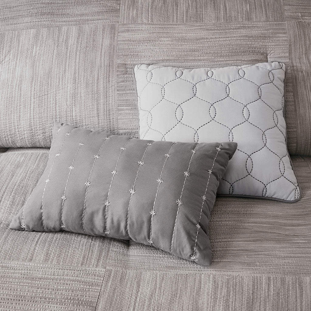Walter 7-Piece Printed Seersucker Comforter Set - Image 31
