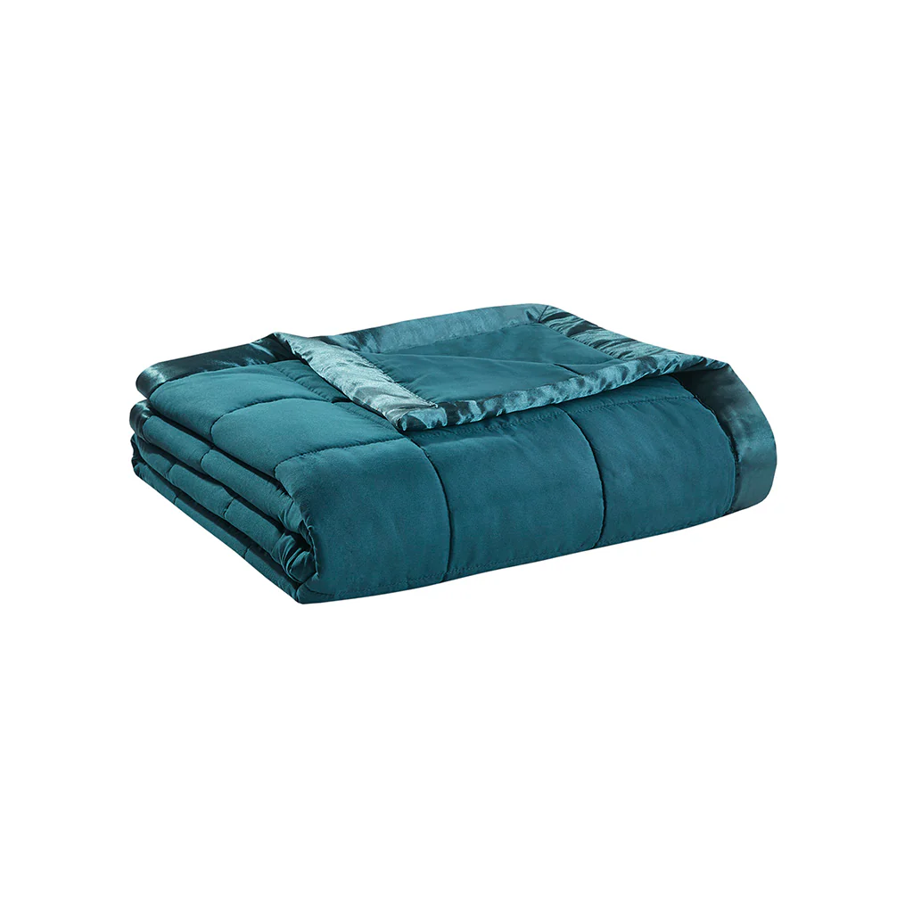 Windom Lightweight Down Alternative Blanket with Satin Trim - Image 14