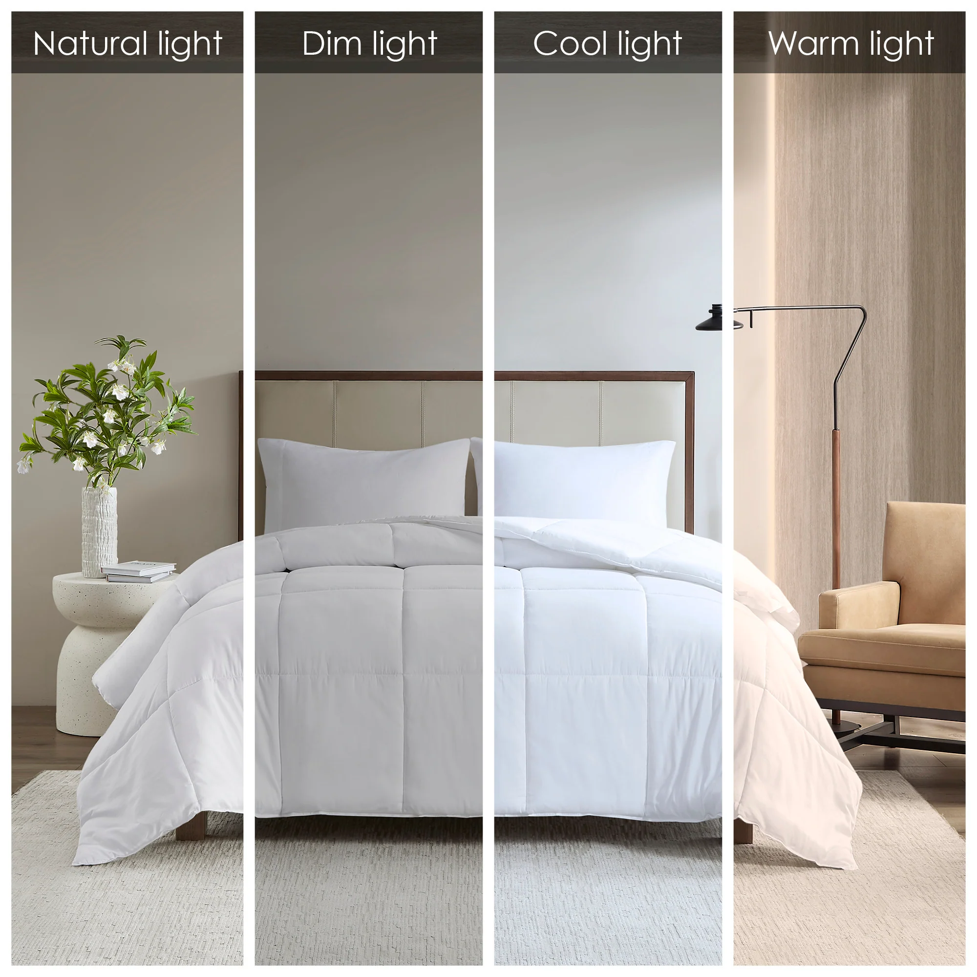 Winfield 300 Thread Count Cotton Shell Luxury Down Alternative Comforter - Image 16