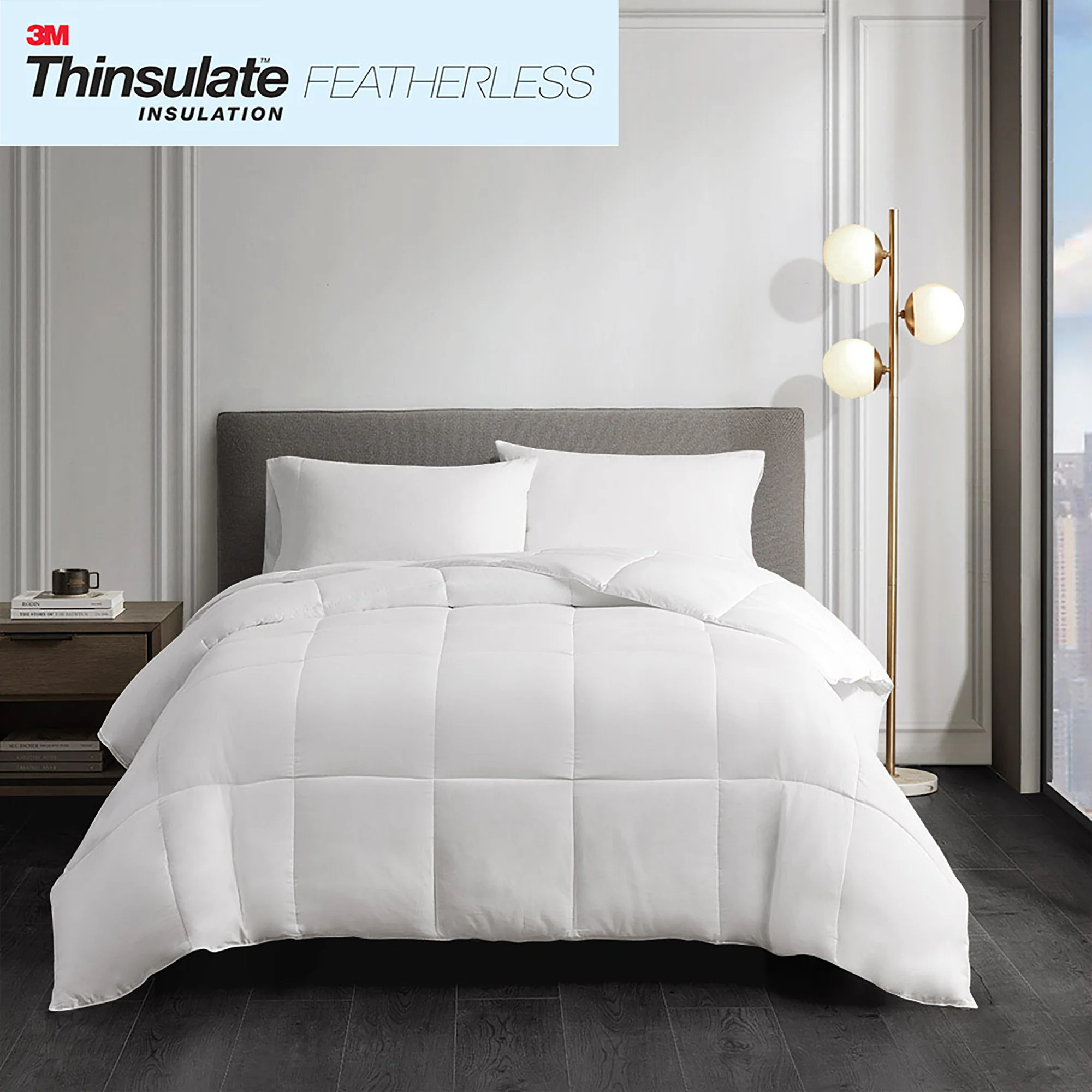 Year Round Warmth Cotton Down Alternative Featherless Comforter - Image 13