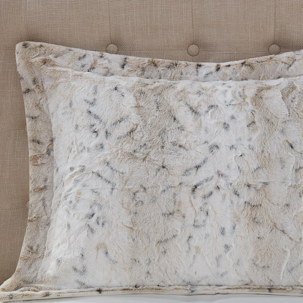 Zuri 4-Piece Faux Fur Comforter Set - Image 25