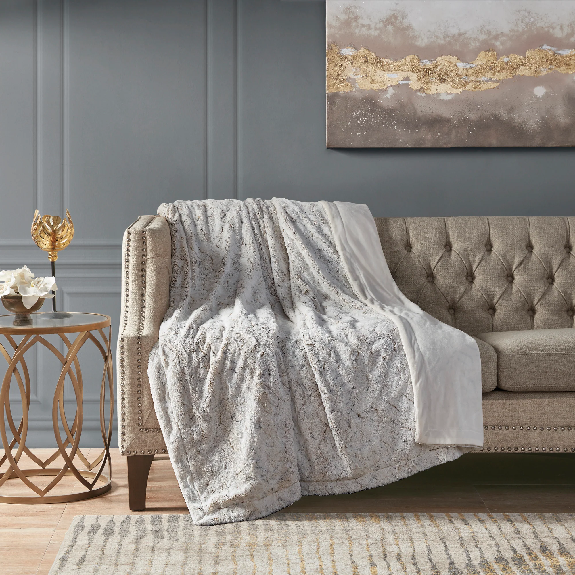 Zuri Faux Fur Blanket - Image 17