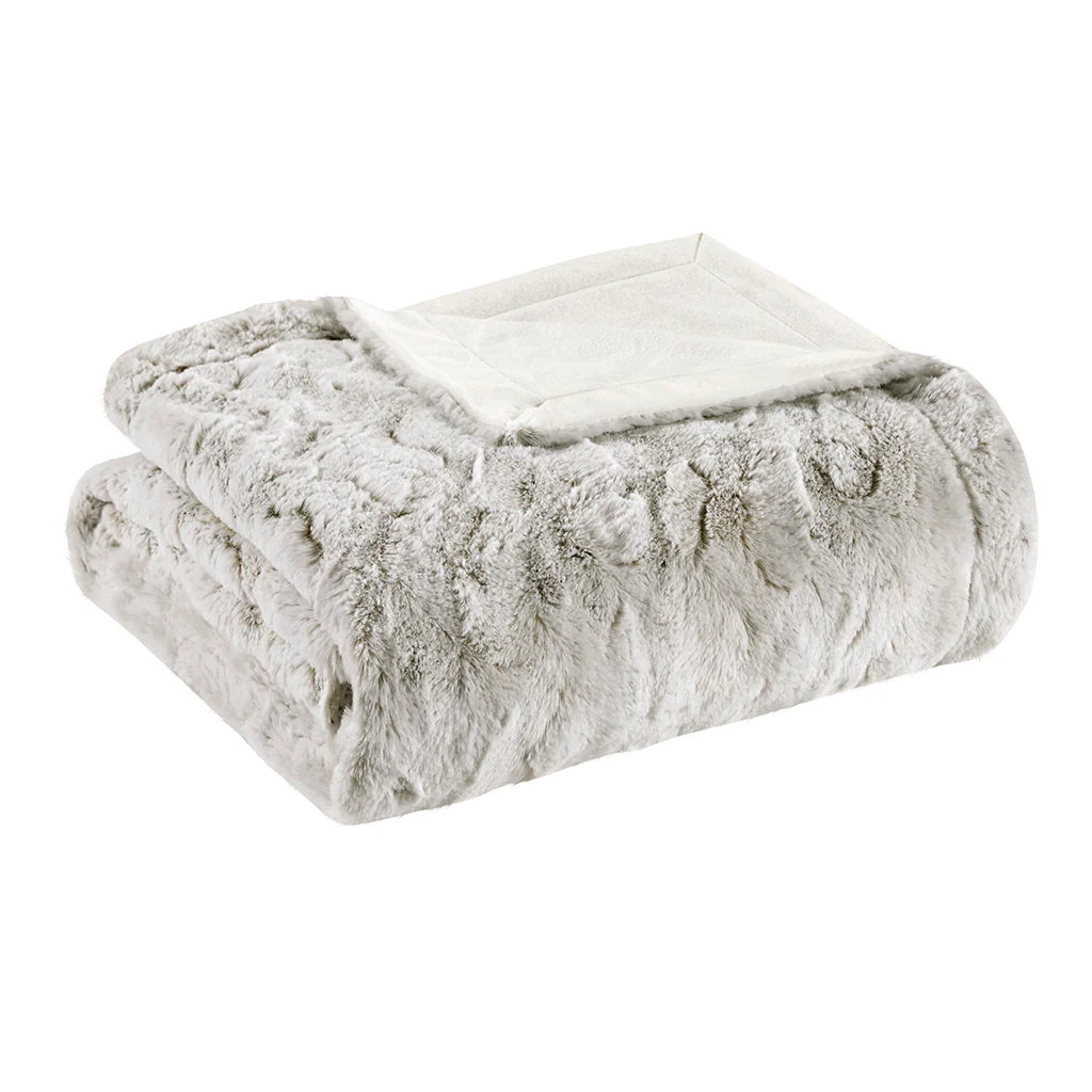 Zuri Oversized Faux Fur Throw - Image 43