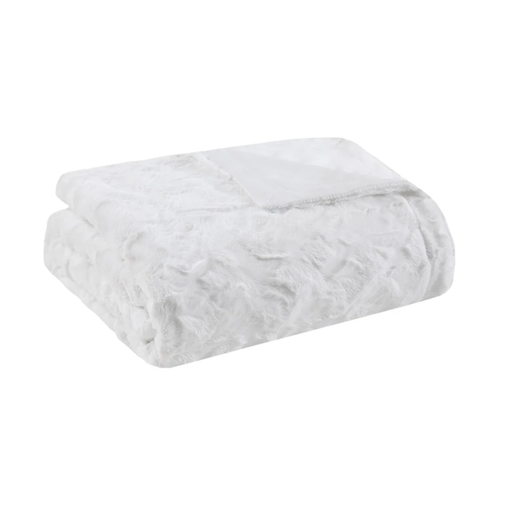 Zuri Oversized Faux Fur Throw - Image 45