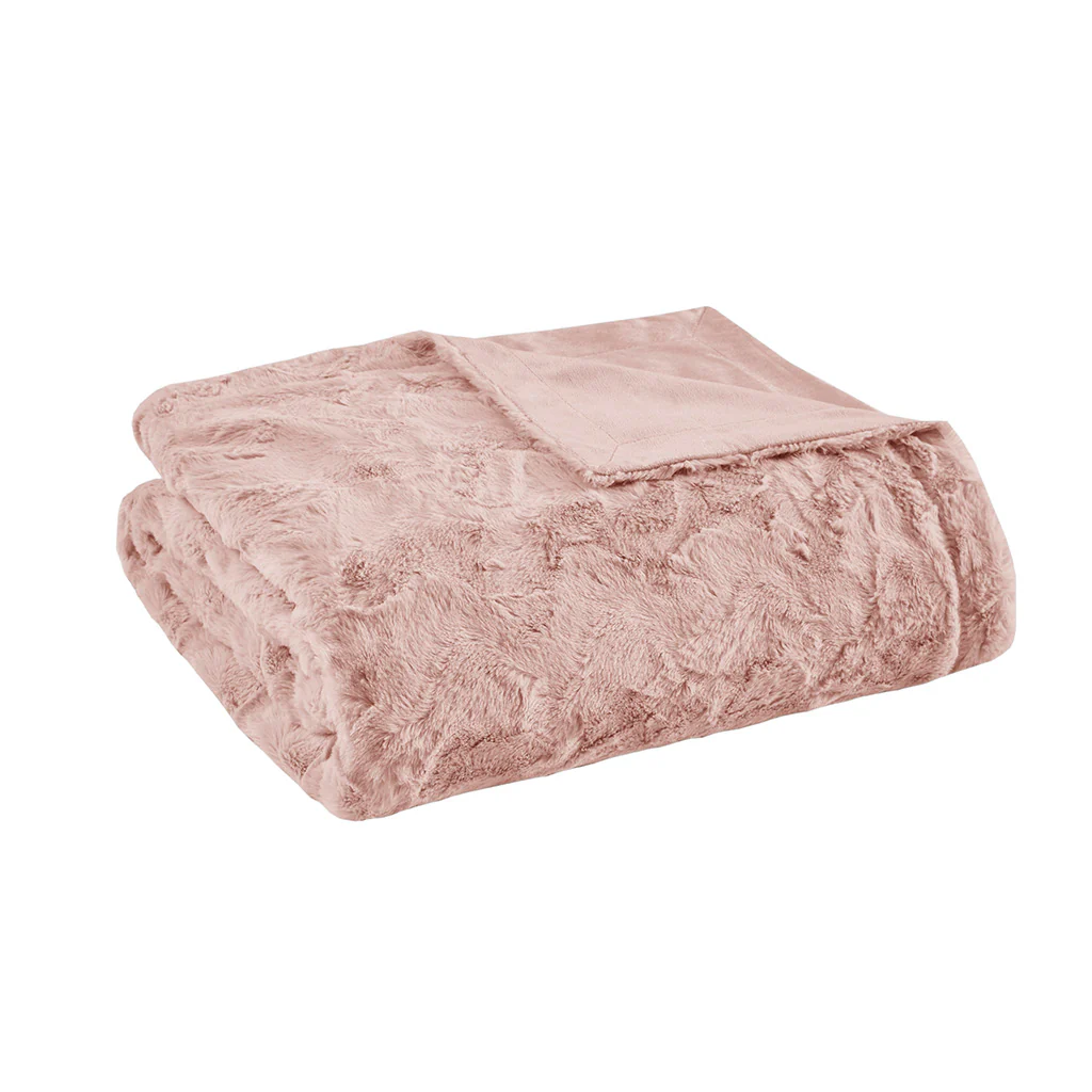 Zuri Oversized Faux Fur Throw - Image 46