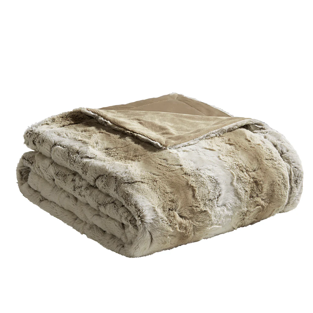 Zuri Oversized Faux Fur Throw - Image 51