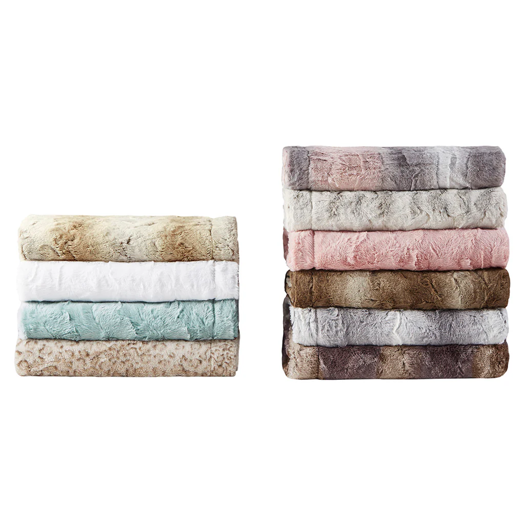 Zuri Oversized Faux Fur Throw - Image 52